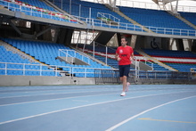El estadio Pascual Guerrero abri&oacute; sus puertas a los amantes del  atletismo y la actividad f&iacute;sica