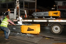 Acciones que recuperan a Cali: Alcald&iacute;a instal&oacute; dos amortiguadores de impacto para garantizar la seguridad vial