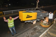 Acciones que recuperan a Cali: Alcald&iacute;a instal&oacute; dos amortiguadores de impacto para garantizar la seguridad vial