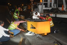 Acciones que recuperan a Cali: Alcald&iacute;a instal&oacute; dos amortiguadores de impacto para garantizar la seguridad vial