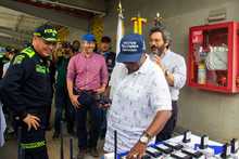 Entregan equipos para reforzar la seguridad y la convivencia ciudadana en todo el Sistema MIO de Cali   