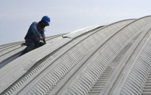 En 90 % se encuentra el avance de obras para la recuperaci&oacute;n del coliseo del barrio Mariano Ramos