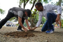 Secretar&iacute;a del Deporte y la Recreaci&oacute;n entreg&oacute; cancha m&uacute;ltiple a los  habitantes del barrio Ol&iacute;mpico
