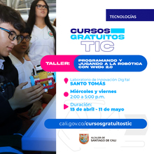 Taller Programando y jugando a la rob&oacute;tica con WeDo 2.0