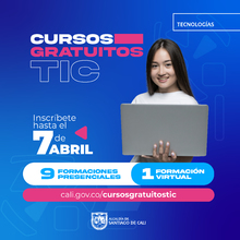 Inscripciones abiertas a cursos gratuitos TIC con la Alcald&iacute;a de Cali