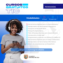 Inscripciones abiertas a cursos gratuitos TIC con la Alcald&iacute;a de Cali