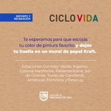 El arte y la actividad f&iacute;sica se disfrutan y van de la mano en la  Ciclovida de Cali
