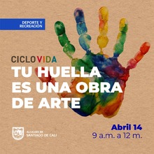El arte y la actividad f&iacute;sica se disfrutan y van de la mano en la  Ciclovida de Cali