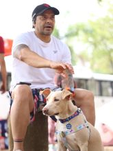 Mart&iacute;n, Mel&oacute;n y Mery encontraron hogar durante una jornada de la  Ciclovida de Cali