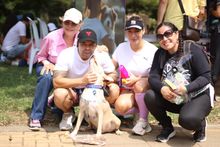 Mart&iacute;n, Mel&oacute;n y Mery encontraron hogar durante una jornada de la  Ciclovida de Cali