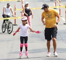 Mart&iacute;n, Mel&oacute;n y Mery encontraron hogar durante una jornada de la  Ciclovida de Cali