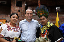 Alcalde Eder participa de la Mesa de Concertación Indígena junto a los gobernadores de los 9 cabildos presentes en Cali.