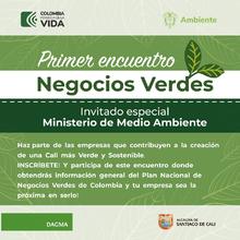 Para impulsar la sostenibilidad y la innovaci&oacute;n ambiental, el Dagma realizar&aacute; el &lsquo;Primer Encuentro de Negocios Verdes&rsquo;