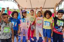  La lluvia, un especial regalo para la Tierra, durante el d&iacute;a de su conmemoraci&oacute;n en la Ciclovida de Cali