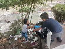 Plogging liber&oacute; de 1,5 toneladas de residuos al r&iacute;o Cali