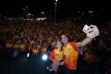 El centro histórico de la ciudad recibió con sus mejores galas a 2000 deportistas en la carrera 4.2K 