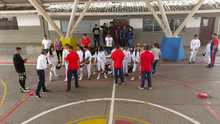 Observatorio del Deporte lanzó un laboratorio de esgrima para alumnos de la I.E. Juan Pablo II, en la Comuna 18 de Cali 2