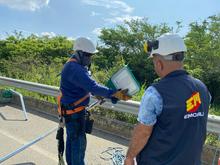 Avanza la instalaci&oacute;n de 40 luminarias led en el puente de Bochalema