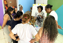 CuidArte: un espacio de crecimiento personal para las mujeres cuidadoras de la Comuna 15