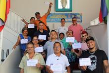 En compa&ntilde;&iacute;a del alcalde de Cali, Alejandro Eder, los usuarios de la Ciclovida disfrutaron del D&iacute;a Mundial de la Risa