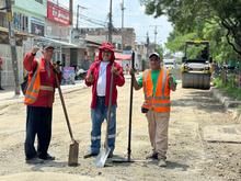 &iexcl;Adi&oacute;s, huecos! Alcald&iacute;a de Cali intensifica trabajos en el barrio El Diamante para recuperar sus calles