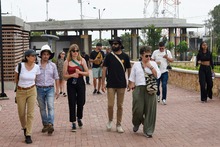 &iexcl;Arquitectura en acci&oacute;n! Estudiantes de la UAN y expertos del 3er Congreso recorren proyectos de bulevar Cauquita y Cristo Rey