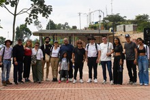 &iexcl;Arquitectura en acci&oacute;n! Estudiantes de la UAN y expertos del 3er Congreso recorren proyectos de bulevar Cauquita y Cristo Rey