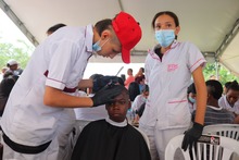 Llano Verde recibi&oacute; al alcalde Alejandro Eder y a su gabinete en la Feria  de Servicios organizada por la Administraci&oacute;n Distrital