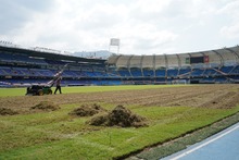 La gramilla del estadio Pascual Guerrero inició tratamiento y será híbrida 3