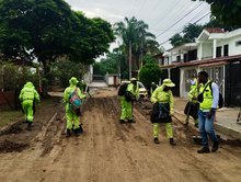 Cuadrilla de la empresa de aseo PromoCali-Valle