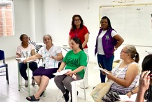 Angela Mar&iacute;a Penagos, directora de la CEPAL Colombia, visit&oacute; Cali para conocer el Sistema de Cuidado Distrital CuidArte