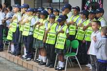 Estudiantes de la instituci&oacute;n educativa Eva Riascos Plata se certificaron como Patrulleros Escolares