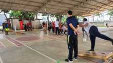Servidores p&uacute;blicos del sector educativo participaron del Primer Torneo de Cornhole