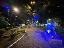 El azul brillar&aacute; en nueve hitos ornamentales de Santiago de Cali para celebrar el D&iacute;a del Padre