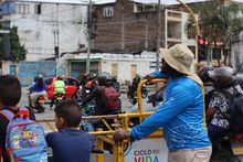 El domingo, la Ciclovida de Cali se llen&oacute; de &iexcl;pap&aacute;s bacanos!