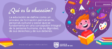 &iquest;Qu&eacute; es la educaci&oacute;n?