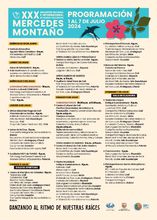 Progr&aacute;mate para vivir con el  XXX Encuentro Nacional e Internacional de Danzas Folcl&oacute;ricas Mercedes Monta&ntilde;o