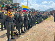 Llegan los primeros polic&iacute;as que reforzar&aacute;n la seguridad en Cali para la COP16