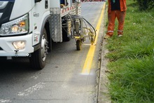 En el primer semestre de 2024 se demarcaron en Cali m&aacute;s de 168 mil metros lineales de v&iacute;as 