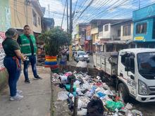 La renovada imagen del barrio Cortijo tras un masivo operativo de limpieza en un punto cr&iacute;tico de basuras