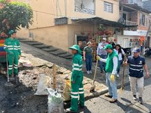La renovada imagen del barrio Cortijo tras un masivo operativo de limpieza en un punto cr&iacute;tico de basuras