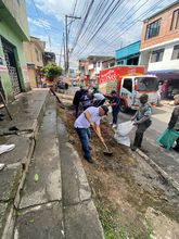 La renovada imagen del barrio Cortijo tras un masivo operativo de limpieza en un punto cr&iacute;tico de basuras