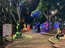 En Cali, nueve hitos y monumentos brillan de amarillo, azul y rojo para apoyar a la Selecci&oacute;n Colombia en la final de la Copa Am&eacute;rica