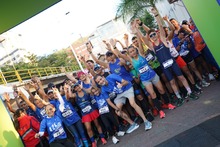 La Carrera 4.2K H&iacute;brida puso a madrugar a los cale&ntilde;os con la  bella panor&aacute;mica de las Tres Cruces