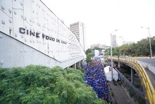 La Carrera 4.2K H&iacute;brida puso a madrugar a los cale&ntilde;os con la  bella panor&aacute;mica de las Tres Cruces