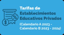 Tarifas Establecimientos Educativos Privados