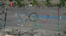 En la celebración del Día Olímpico los Ídolos se encargaron de ponerle sabor a la estación Panamericana de la Ciclovida 2