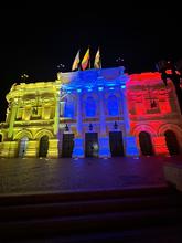 Nueve hitos de Cali lucen los colores de la bandera de Colombia en la  conmemoraci&oacute;n del &lsquo;D&iacute;a de la Independencia&rsquo;