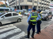 M&aacute;s de 50 agentes de tr&aacute;nsito garantizaron la movilidad durante el  desfile militar del 20 de julio