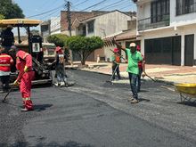 Barrio Pampalinda dice #ChaoHueco: inici&oacute; la pavimentaci&oacute;n de una de sus v&iacute;as m&aacute;s importantes